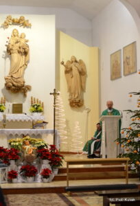 kaplica  MB Pięknej Miłości w ORW Caritas w Myczkowcach -ks. Bogdan Janik
